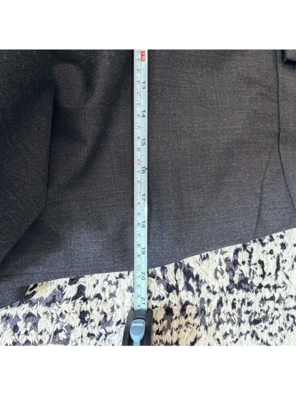 Lafayette 148 New York Irving Gray Wool Blend Dress Pants Women's Size 8 H86 - Picture 12 of 15